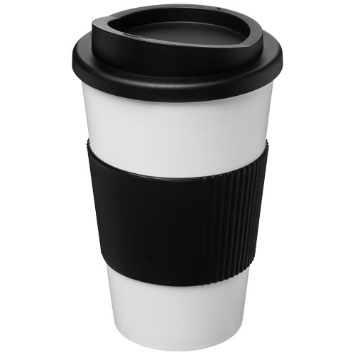 Gobelet isolant personnalisable 350ml Americano® Blanc / Noir